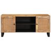 vidaXL Meuble TV Marron 105 x 33 x 46 cm Bois de mangue massif