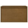 vidaXL Meubles TV 3 pcs Marron miel Bois massif de pin