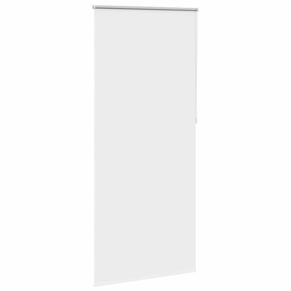 vidaXL Store enrouleur occultant 104,4 x 230 cm, largeur du tissu 100 cm, blanc