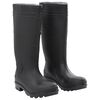 vidaXL Bottes de pluie noir taille 40 PVC