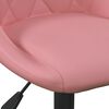 vidaXL Tabourets de bar lot de 2 rose velours