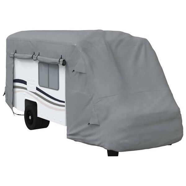 vidaXL Housse de camping-car gris 570x235x275 cm tissu non tiss&eacute;