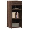 vidaXL Buffet ch&ecirc;ne marron 40x42,5x93 cm bois d'ing&eacute;nierie