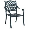 vidaXL Chaise de jardin 2 pcs Vert 56 x 55 x 92,5 cm Aluminium