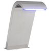 vidaXL Fontaine de piscine Argent&eacute; 47 x 31 x 60 cm Acier inoxydable