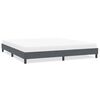 vidaXL Cadre de lit sans matelas gris fonc&eacute; 200x210 cm velours