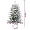 vidaXL Sapin de No&euml;l Artificiel &agrave; Branches Articul&eacute;es Blanc 120 cm