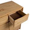 vidaXL Buffet SAUDA ch&ecirc;ne 114x43x75,5 cm bois massif de pin