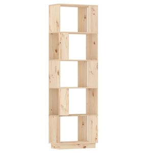 vidaXL Biblioth&egrave;que/S&eacute;parateur de pi&egrave;ce 51x25x163,5 cm Pin solide