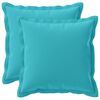 vidaXL Coussin avec oreiller HOUTEN 2 pc Turquoise Polyester