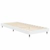 vidaXL Cadre de lit sans matelas blanc 75x190 cm bois d'ingénierie