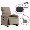 vidaXL Fauteuil inclinable de massage électrique cappuccino similicuir