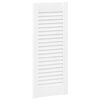 vidaXL Portes d'armoire &agrave; persiennes 4 pcs blanc 61,5x29,5 cm