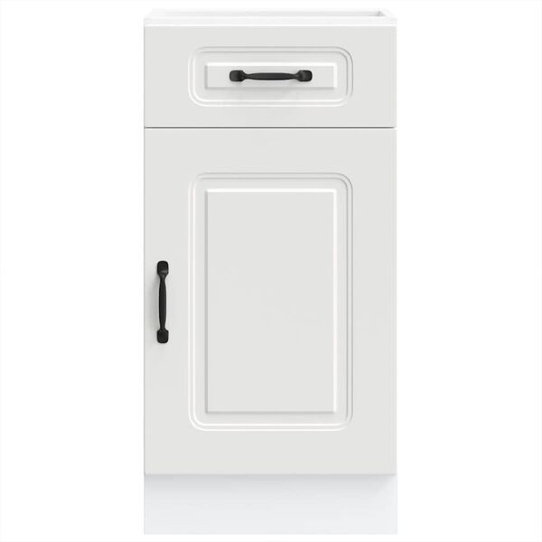 vidaXL Armoire de cuisine Kalmar blanc bois d'ing&eacute;nierie