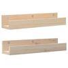 vidaXL &Eacute;tag&egrave;res murales 2 pcs 50x12x9 cm Bois de pin massif