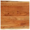 vidaXL Dessus de table 80x80x3,8 cm carr&eacute; bois massif d'acacia