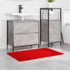 vidaXL Tapis de bain antid&eacute;rapant Rouge 60 x 90 cm PP
