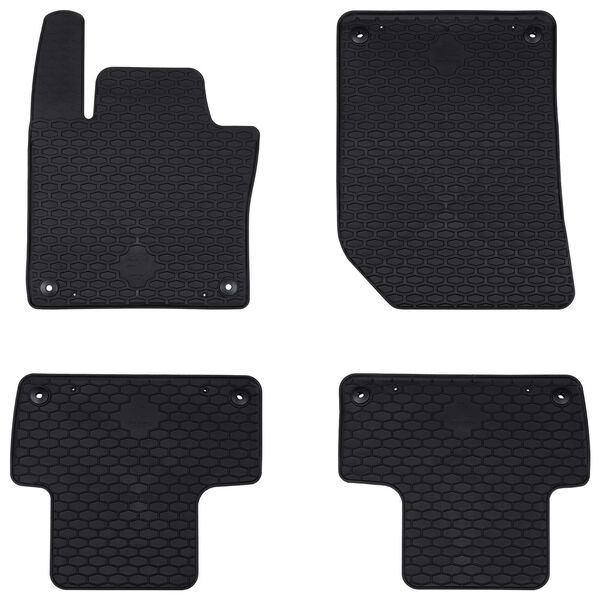 vidaXL Tapis de voiture 4 pcs Noir adapt&eacute; pour Volvo XC60 2018-
