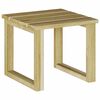 vidaXL table 3 pcs Naturel Pin&egrave;de impr&eacute;gn&eacute;e