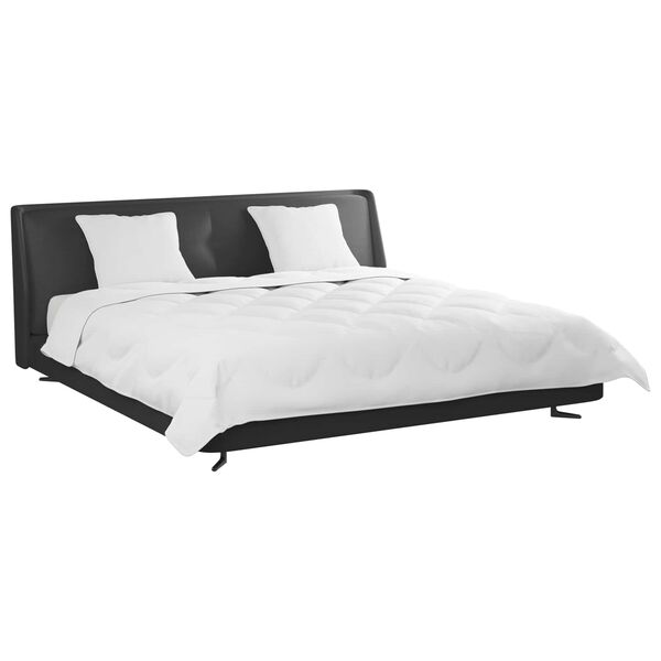 vidaXL Ensemble de Duvet 3 pcs Blanc Microfibre et Plumes D'oie