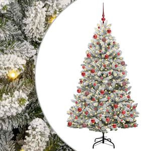 vidaXL Sapin de No&euml;l artificiel 180 cm 300 LED Blanc chaud