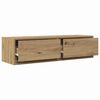 vidaXL Meuble TV ch&ecirc;ne artisanal 100 x 31 x 25,5 cm Bois d'ing&eacute;nierie