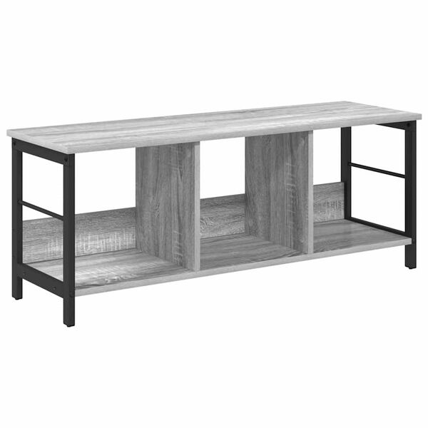 vidaXL &Eacute;tag&egrave;re Gris Sonoma 102 x 32 x 40,5 cm Bois d'ing&eacute;nierie