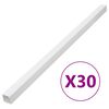 vidaXL Goulotte de c&acirc;ble 40x25 mm 30 m PVC