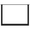 vidaXL Pieds de table &agrave; manger en U 2 pi&egrave;ces Noir 100 x (72-73) cm Acier