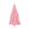 vidaXL Sapin de No&euml;l avec 300 LED avec support Rose 180 cm PVC