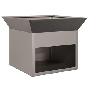 vidaXL Braise Rouill&eacute; 50 x 50 x 40 cm Acier r&eacute;sistant aux intemp&eacute;ries