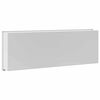 vidaXL Niche de Douche Blanc 90 x 30 x 9,5 cm Acier inoxydable
