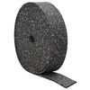 vidaXL Rouleau de granulat en caoutchouc Noir 2000 x 12 x 0,6 cm