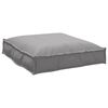 vidaXL Set de coussins de palette 2 pcs Gris Tissu Oxford