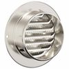 vidaXL Couvre-vent Air 4 pcs Argent 80 mm Acier inoxydable
