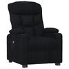 vidaXL Fauteuil Noir Tissu