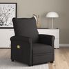 vidaXL Fauteuil de massage Noir Tissu