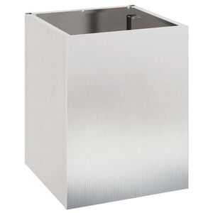 vidaXL Cache-pot de jardin Acier inoxydable 32 x 32 x 40 cm