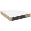 vidaXL &Eacute;tag&egrave;re d'angle flottante Blanc brillant 25 x 25 x 3,8 cm MDF