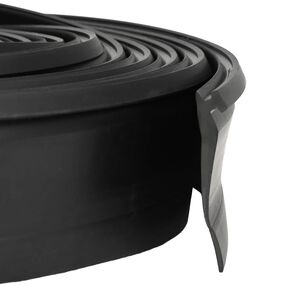 vidaXL Joint de porte de garage Noir 52 x 2 mm 5,5 m PVC