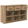 vidaXL Buffet Ch&ecirc;ne artisanal 100 x 30 x 59,5 cm Bois d'ing&eacute;nierie