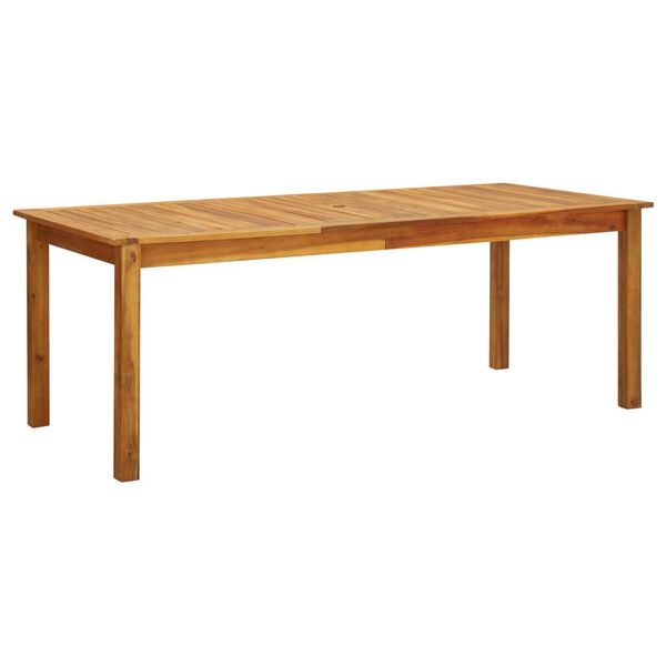vidaXL Table de jardin 200x90x74 cm Bois d'acacia massif