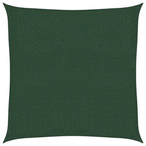 vidaXL Voile d'ombrage 160 g/m&sup2; Vert fonc&eacute; 2,5x2,5 m PEHD