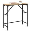 vidaXL Table console Chêne artisanal 75 x 32 x 75 cm Bois d'ingénierie