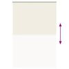 vidaXL Store enrouleur occultant blanc cass&eacute; 155x210 cm largeur tissu