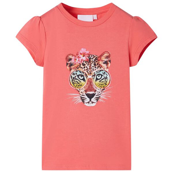 T-shirt pour enfants corail 92