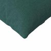 vidaXL Coussins de canap&eacute; 2 pcs Vert fonc&eacute; 120 x 40 cm tissu