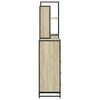 vidaXL Ensemble de meubles de salle de bain 4 pcs chêne sonoma