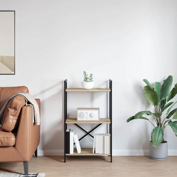 vidaXL &Eacute;tag&egrave;re Ch&ecirc;ne Sonoma 56 x 34 x 96 cm Bois d'ing&eacute;nierie