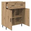 vidaXL Buffet Ch&ecirc;ne artisanal 69,5 x 34 x 90 cm Bois d'ing&eacute;nierie